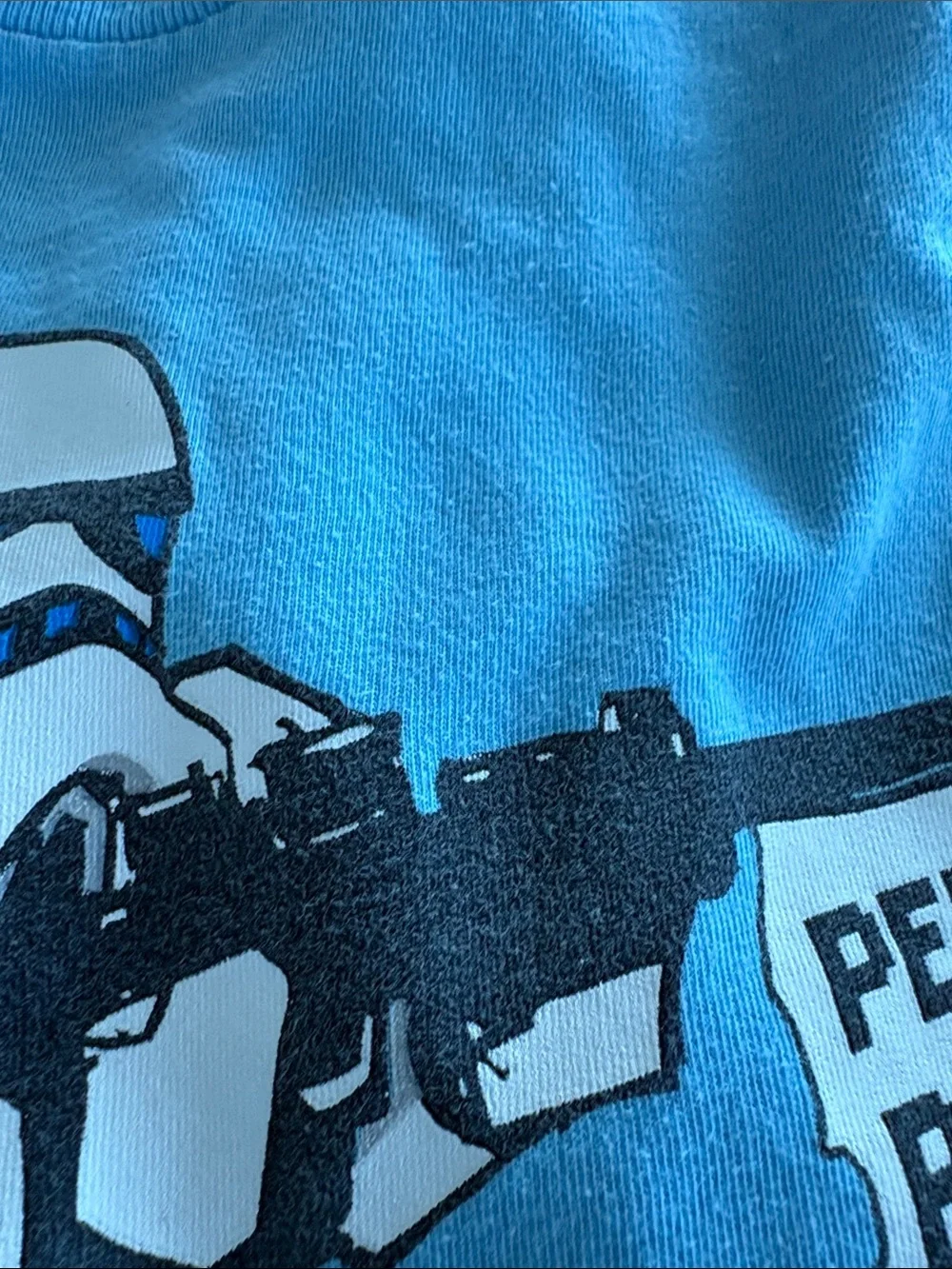Star Wars Light Blue Kids Short Sleeve Stormtrooper Tee